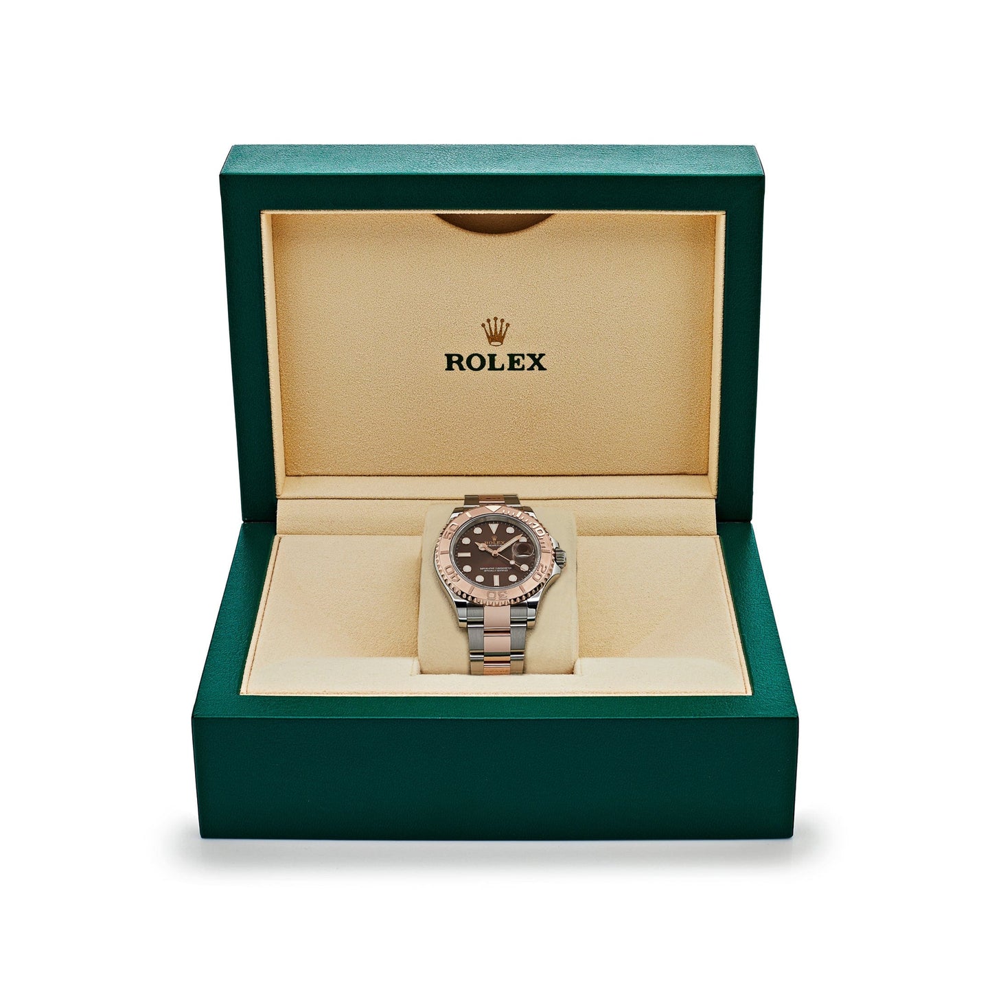 2025 Watch Yacht-Master 126621 Stainless Steel Rose Gold Brown Dial