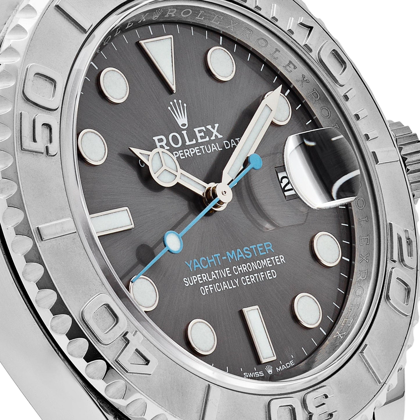 2025 Watch Yacht-Master 126622 Stainless Steel Rhodium Dial