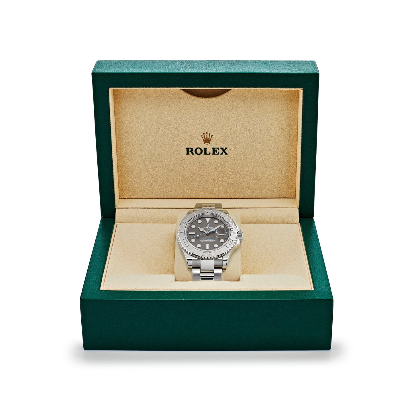 2025 Watch Yacht-Master 126622 Stainless Steel Rhodium Dial